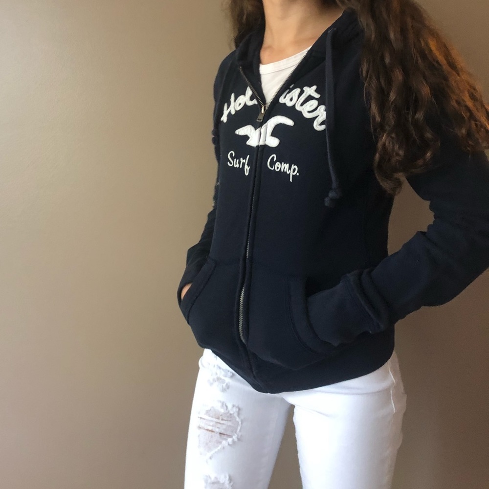 Navy blue holistic jacket